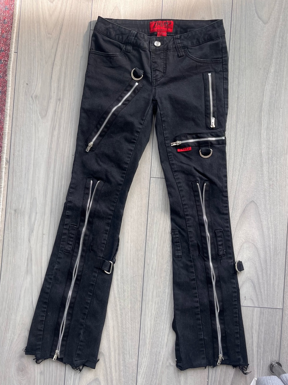Tripp NYC Black Zipper Pants
